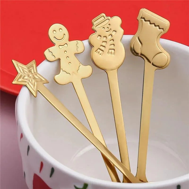 Christmas Stainless Steel Decorative Spoon Gift Set – view 5