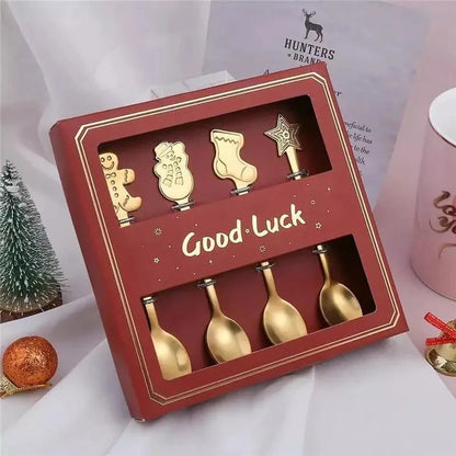 Christmas Stainless Steel Decorative Spoon Gift Set – view 6