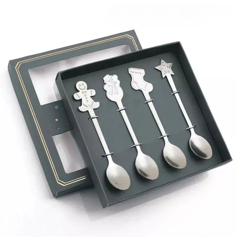 Christmas Stainless Steel Decorative Spoon Gift Set – view 7