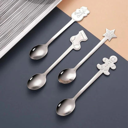 Christmas Stainless Steel Decorative Spoon Gift Set – view 8