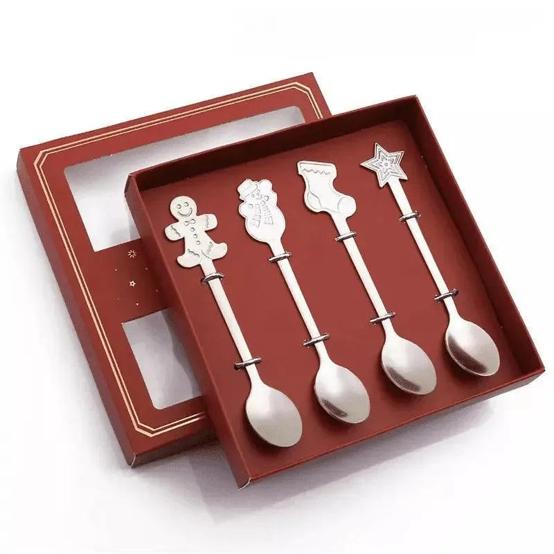 Christmas Stainless Steel Decorative Spoon Gift Set – view 11