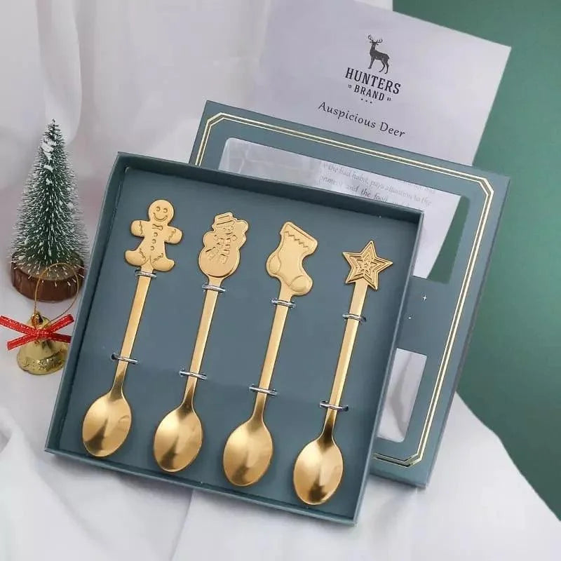 Christmas Stainless Steel Decorative Spoon Gift Set – view 12