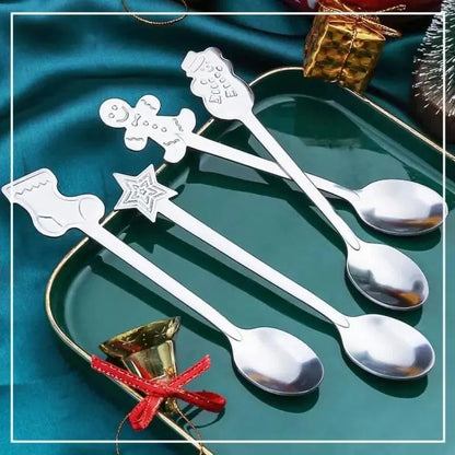 Christmas Stainless Steel Decorative Spoon Gift Set – view 13