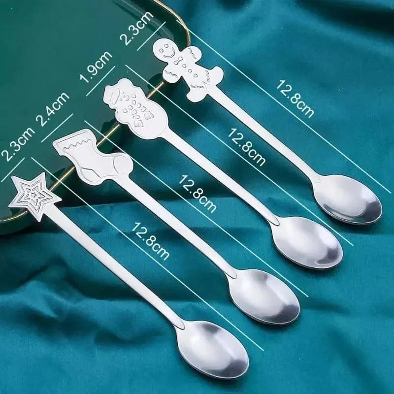 Christmas Stainless Steel Decorative Spoon Gift Set – view 14