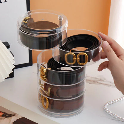 Clear 5-Tier Rotating Jewellery & Accessory Organiser – view 3