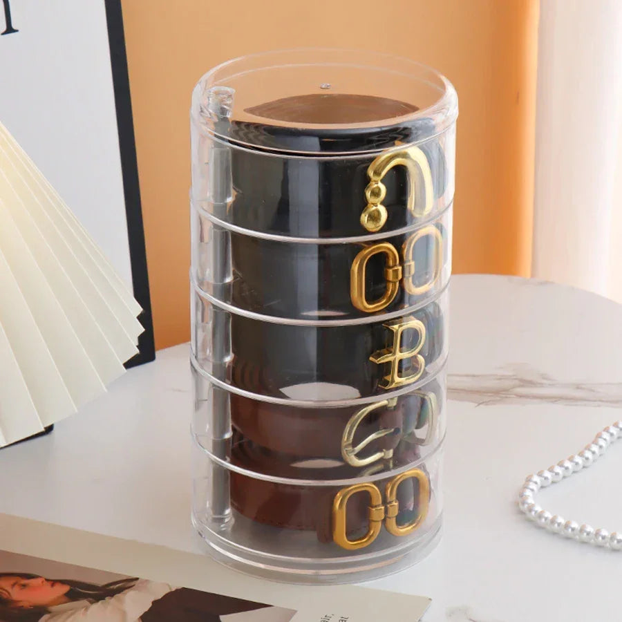 Clear 5-Tier Rotating Jewellery & Accessory Organiser – view 4