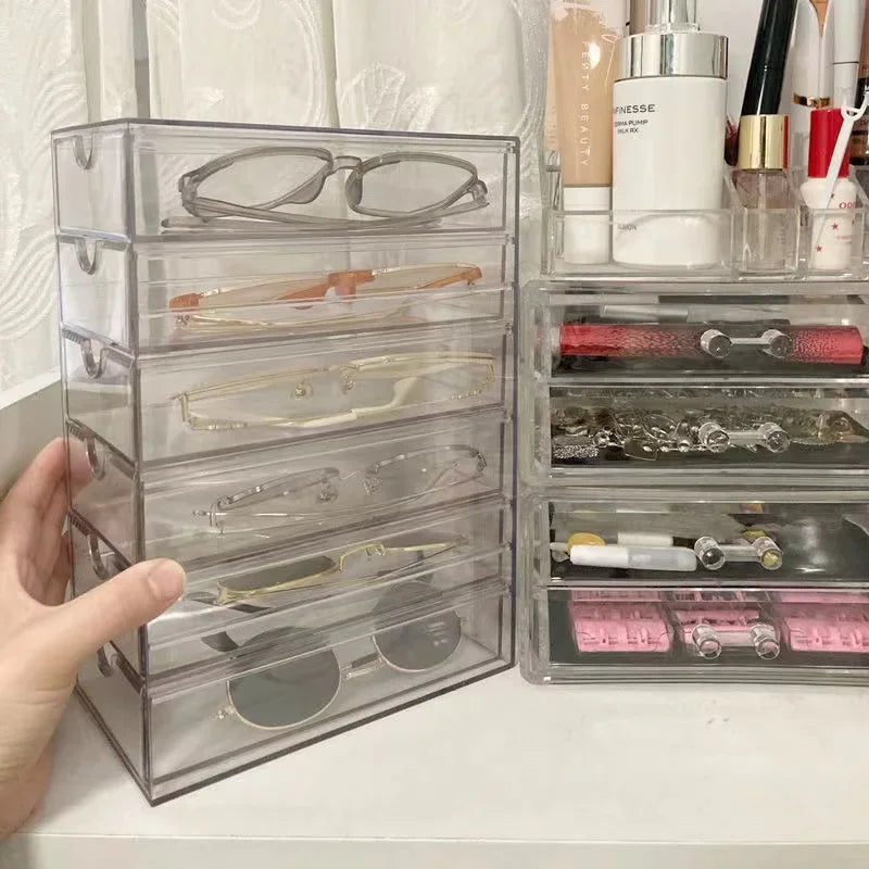 Clear 6-Drawer Eyewear Organiser – view 5