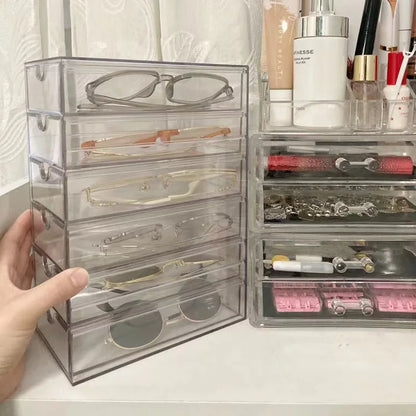 Clear 6-Drawer Eyewear Organiser – view 5