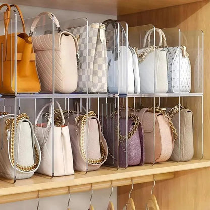 Clear acrylic handbag and accessory organiser – view 2