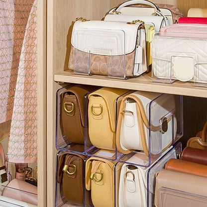 Clear acrylic handbag and accessory organiser – view 3