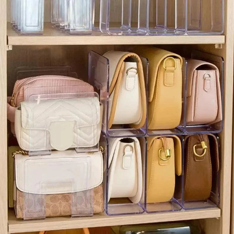 Clear acrylic handbag and accessory organiser – view 6