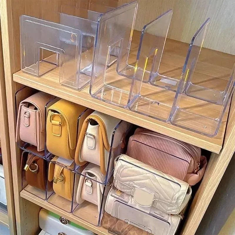 Clear acrylic handbag and accessory organiser – view 7