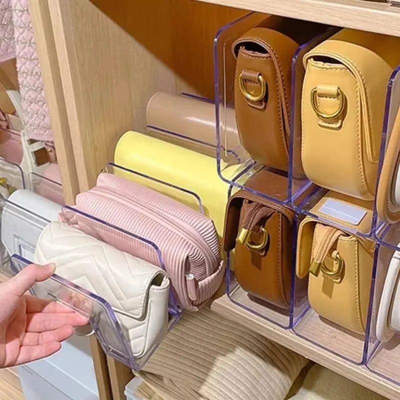 Clear acrylic handbag and accessory organiser – view 8