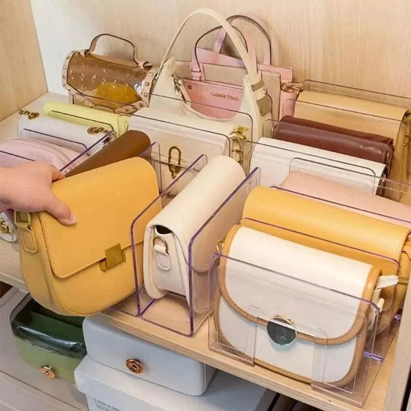 Clear acrylic handbag and accessory organiser – view 9