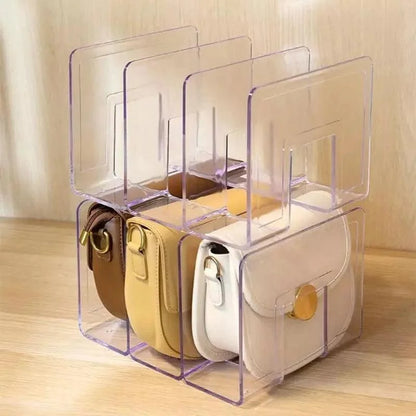 Clear acrylic handbag and accessory organiser – view 12