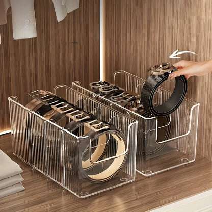 Clear Hanging Accessory Organiser with 4 Compartments – view 2