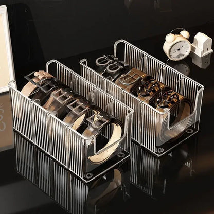 Clear Hanging Accessory Organiser with 4 Compartments – view 4