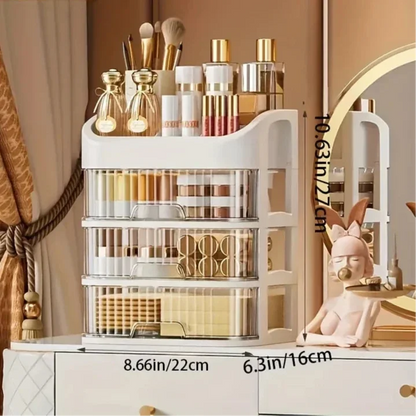 Clear Makeup Drawer Organiser – 2 to 5 Tiers – view 3
