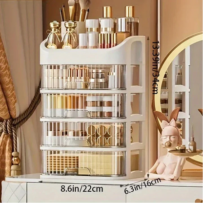 Clear Makeup Drawer Organiser – 2 to 5 Tiers – view 4