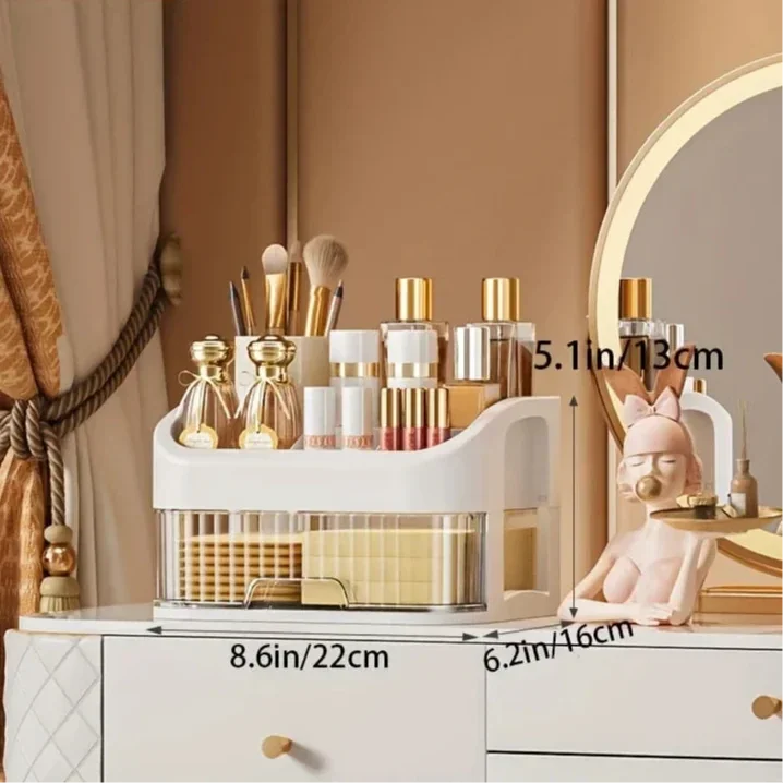 Clear Makeup Drawer Organiser – 2 to 5 Tiers – view 5
