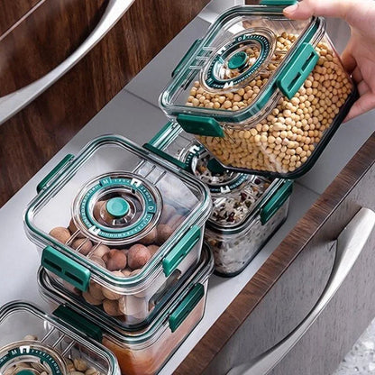 Clear refrigerator food organiser with date marker – view 15
