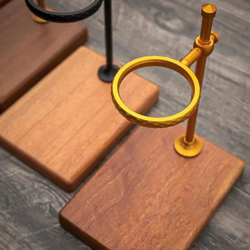 Coffee Filter Holder with Wood Base – view 4