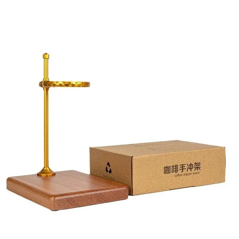 Coffee Filter Holder with Wood Base – view 5