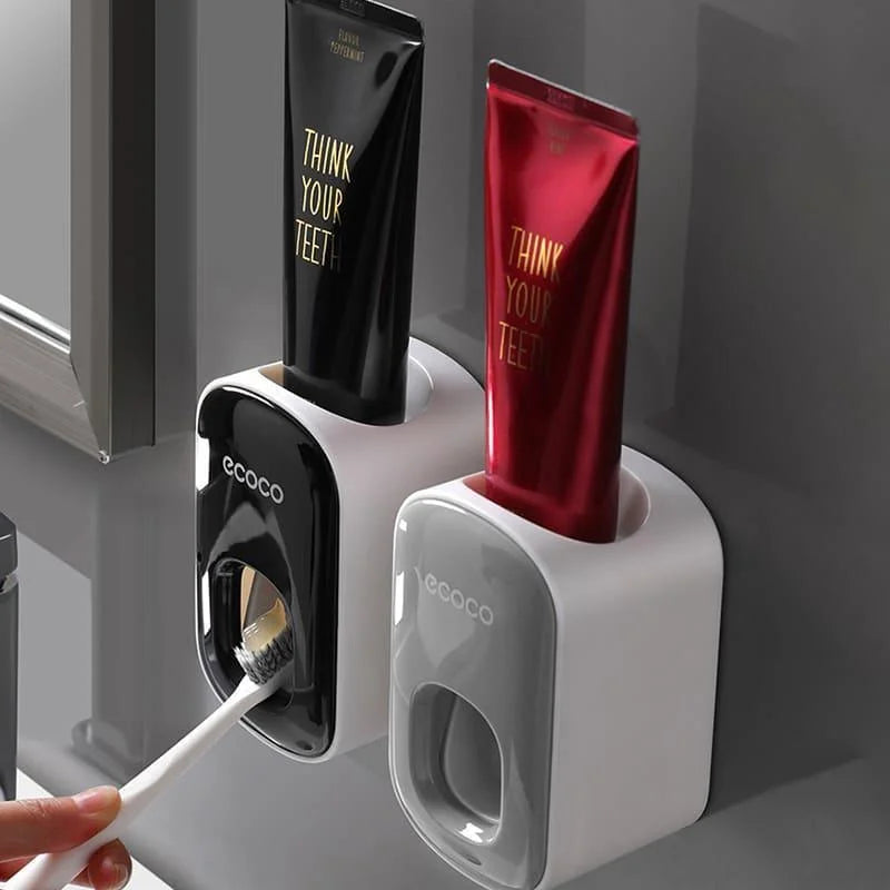 Compact automatic toothpaste dispenser