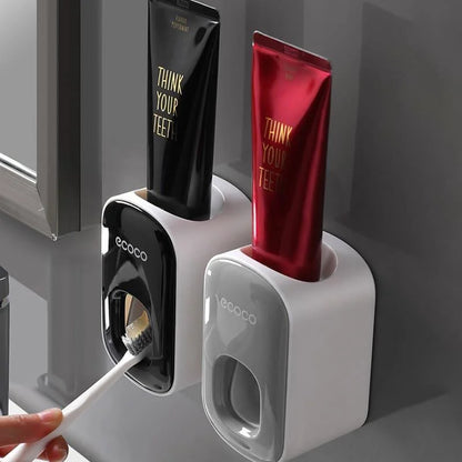 Compact automatic toothpaste dispenser