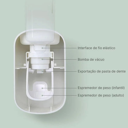 Compact automatic toothpaste dispenser – view 7