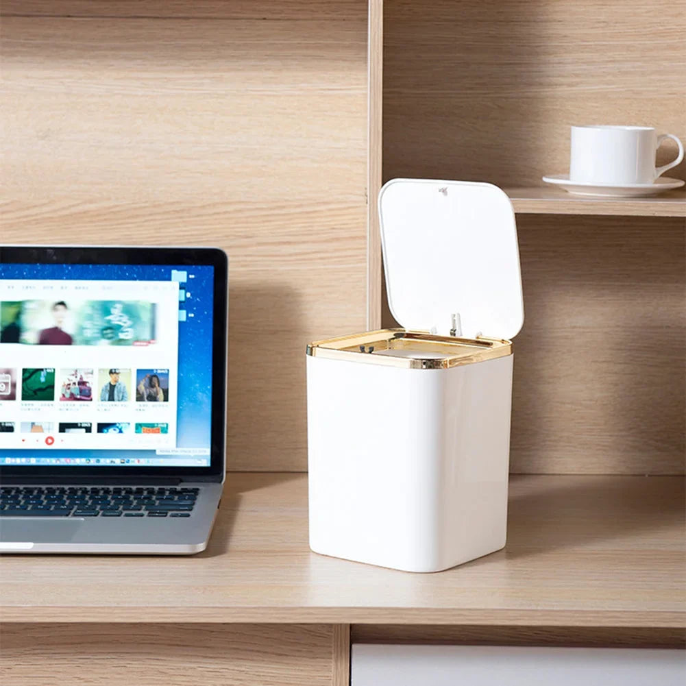 Compact Pop-Up Desktop Waste Bin – view 2