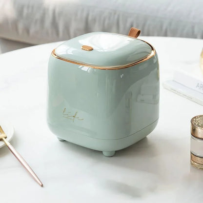 Compact press-top table bin with Gold trim – view 8
