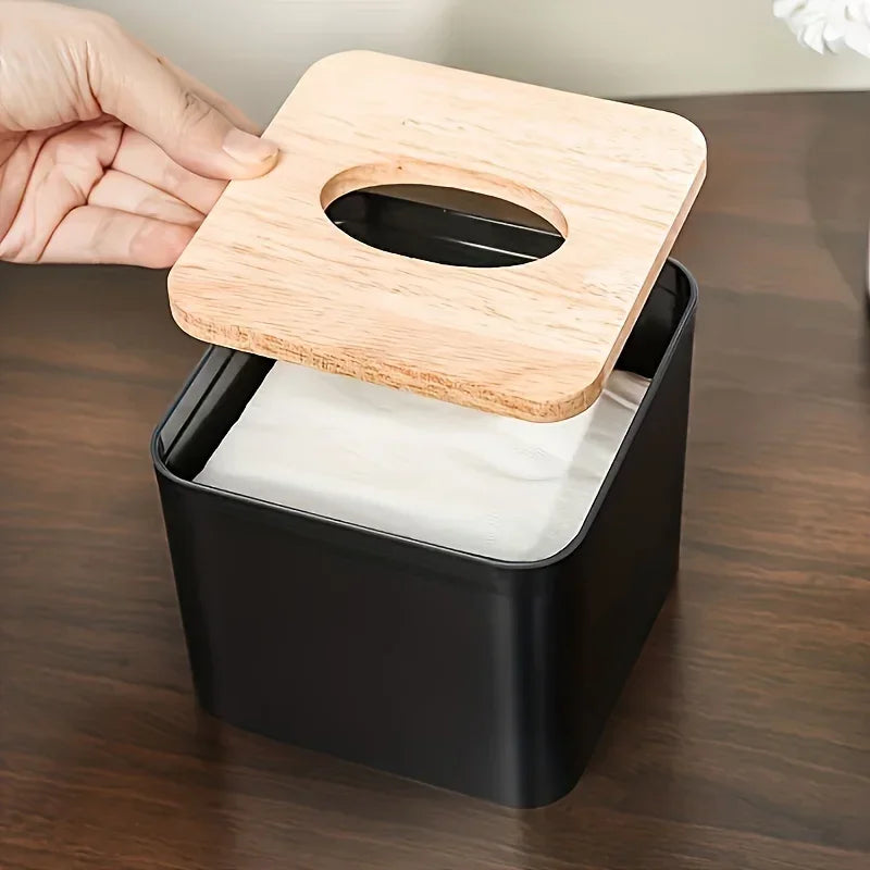 Compact Tissue Box with Non-Slip Base – view 2