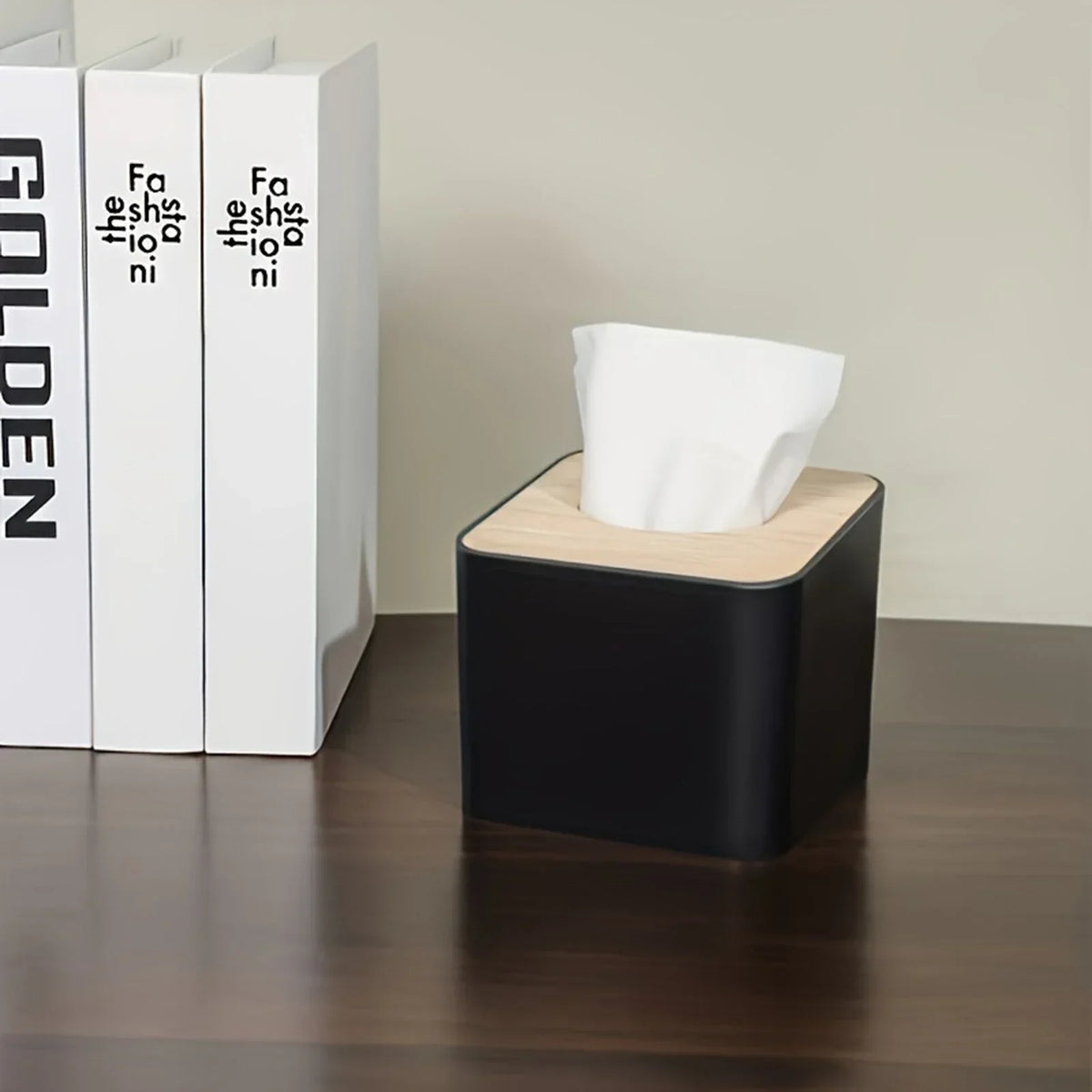 Compact Tissue Box with Non-Slip Base – view 3