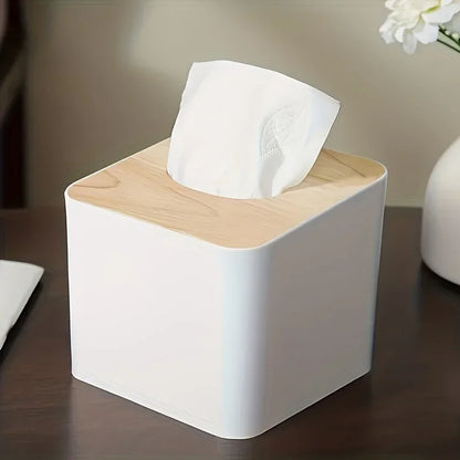 Compact Tissue Box with Non-Slip Base – view 4