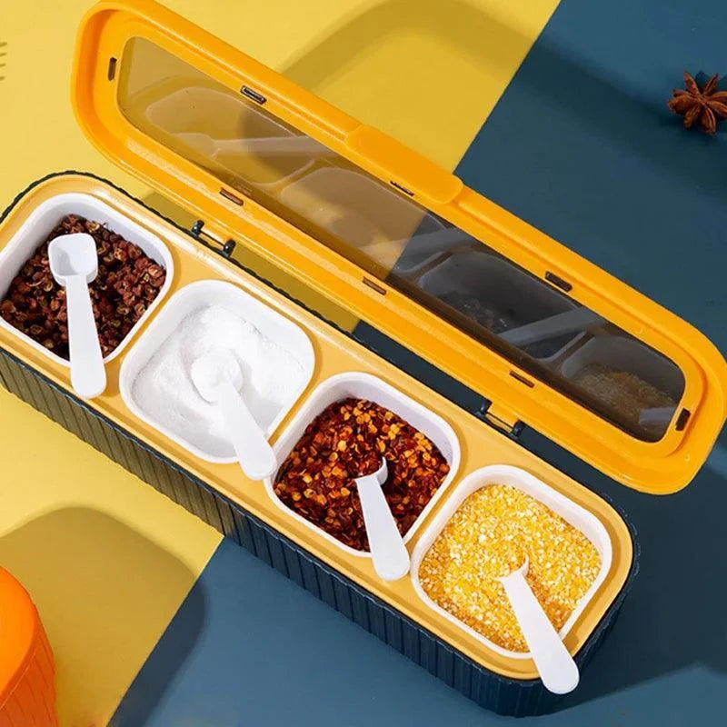 Condiment organiser set with box and bottle – view 4