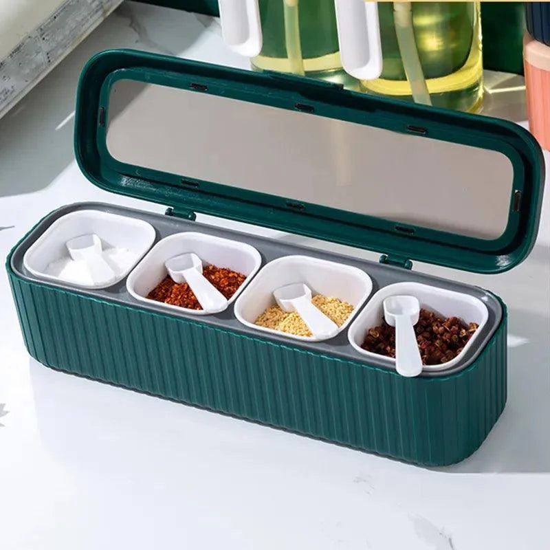 Condiment organiser set with box and bottle – view 8
