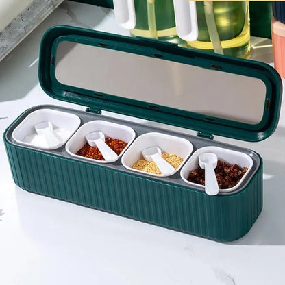 Condiment organiser set with box and bottle – view 8