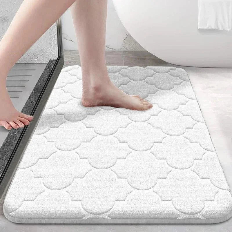 Coral Velvet Absorbent Non-Slip Bath Mat