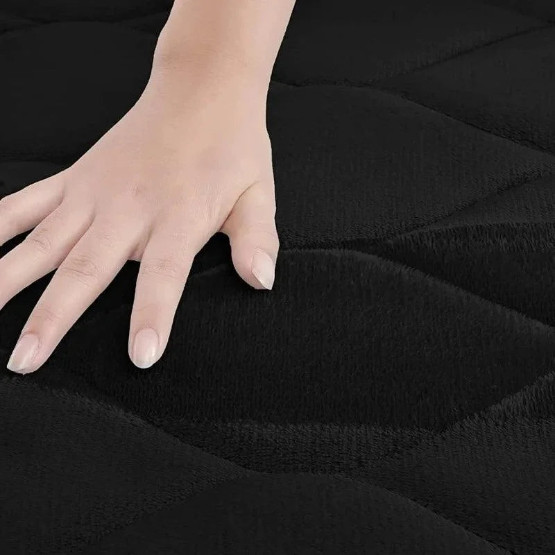 Coral Velvet Absorbent Non-Slip Bath Mat – view 5