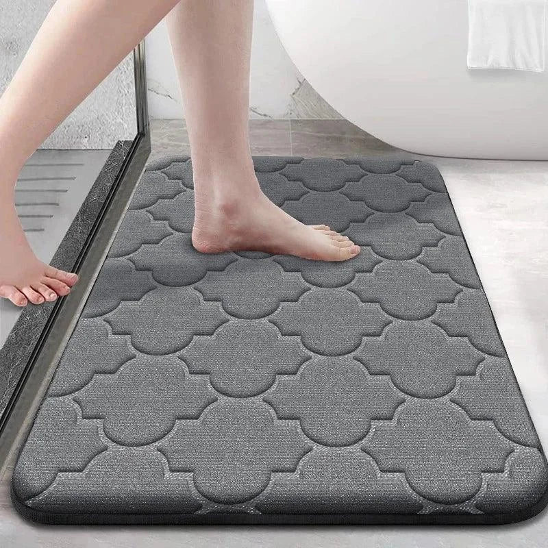 Coral Velvet Absorbent Non-Slip Bath Mat – view 7