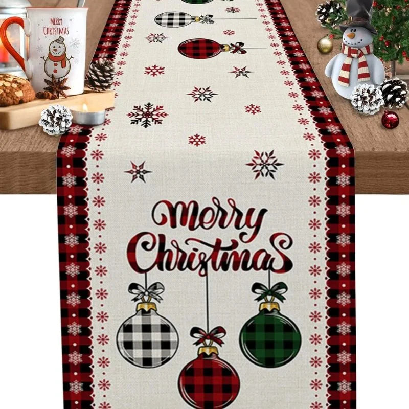 Cotton Christmas Table Runner – 4 Designs, 3 Sizes – view 4