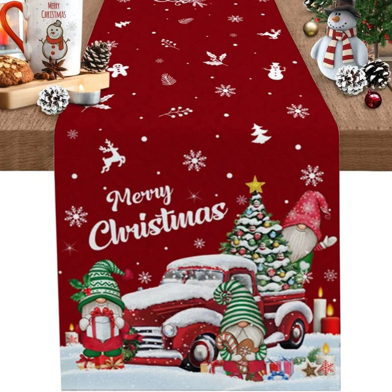 Cotton Christmas Table Runner – 4 Designs, 3 Sizes – view 7