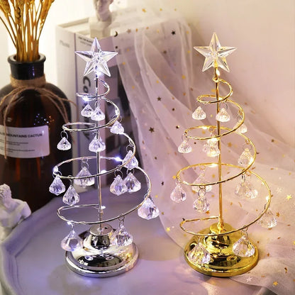 26cm Crystal-Effect LED Christmas Tree – view 2