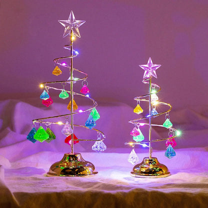 26cm Crystal-Effect LED Christmas Tree – view 3