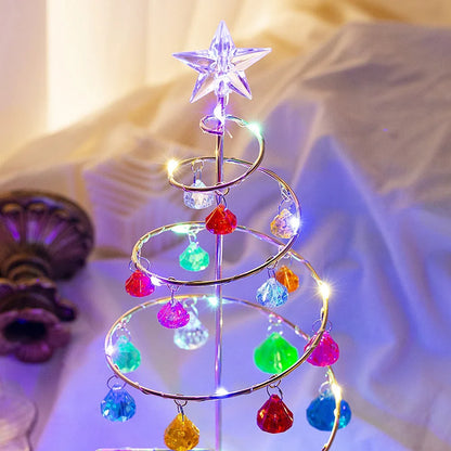 26cm Crystal-Effect LED Christmas Tree – view 4