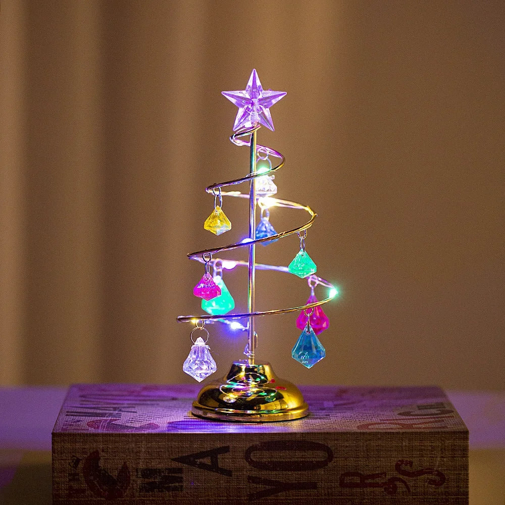 26cm Crystal-Effect LED Christmas Tree – view 5