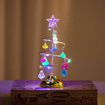 26cm Crystal-Effect LED Christmas Tree – view 5