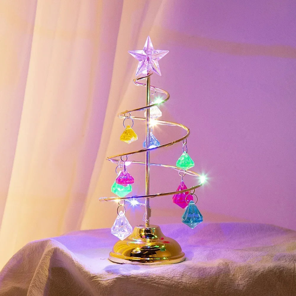 26cm Crystal-Effect LED Christmas Tree – view 10