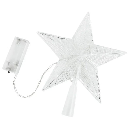 Crystal-Effect LED Christmas Tree Topper Star – 4 Designs – view 9